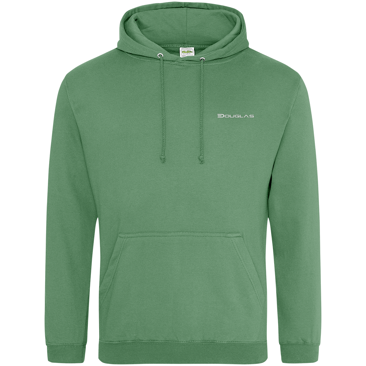 Douglas Men's College Hoodie – Front on white background