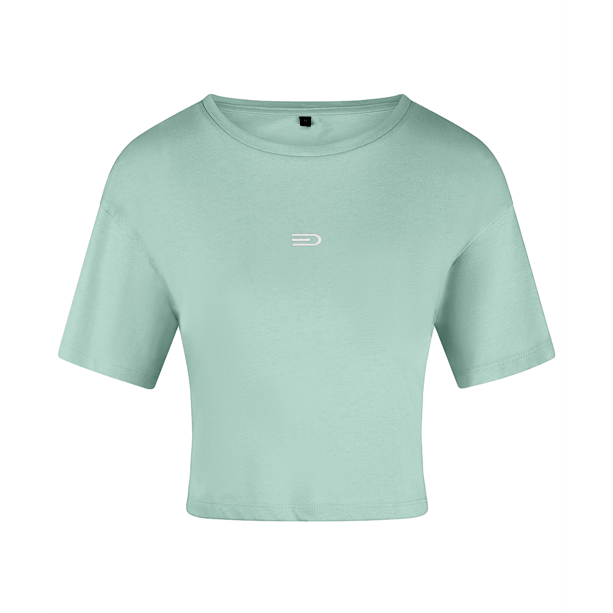Douglas Women's Cropped T-Shirt – Front on white background