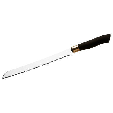 11-Piece Black & Gold Knife Set with Block | Corisco by Orsina