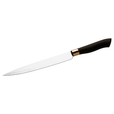 11-Piece Black & Gold Knife Set with Block | Corisco by Orsina