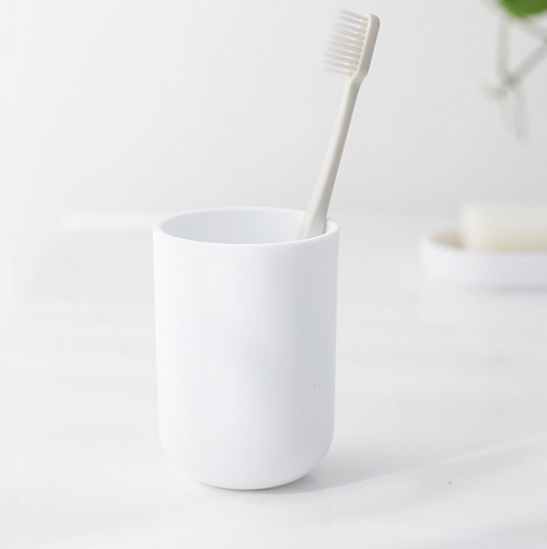 Nordic Bamboo Bathroom Accessories Set (6 Pieces)