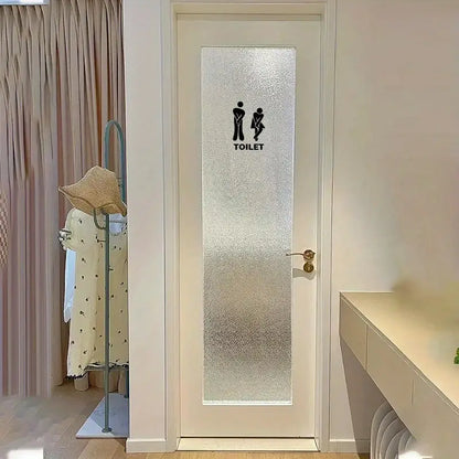 Funny PVC Wall Sticker for Bathroom Door Decor