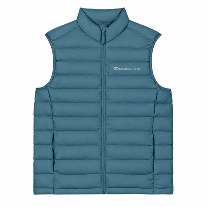 Douglas climber padded vest blue front
