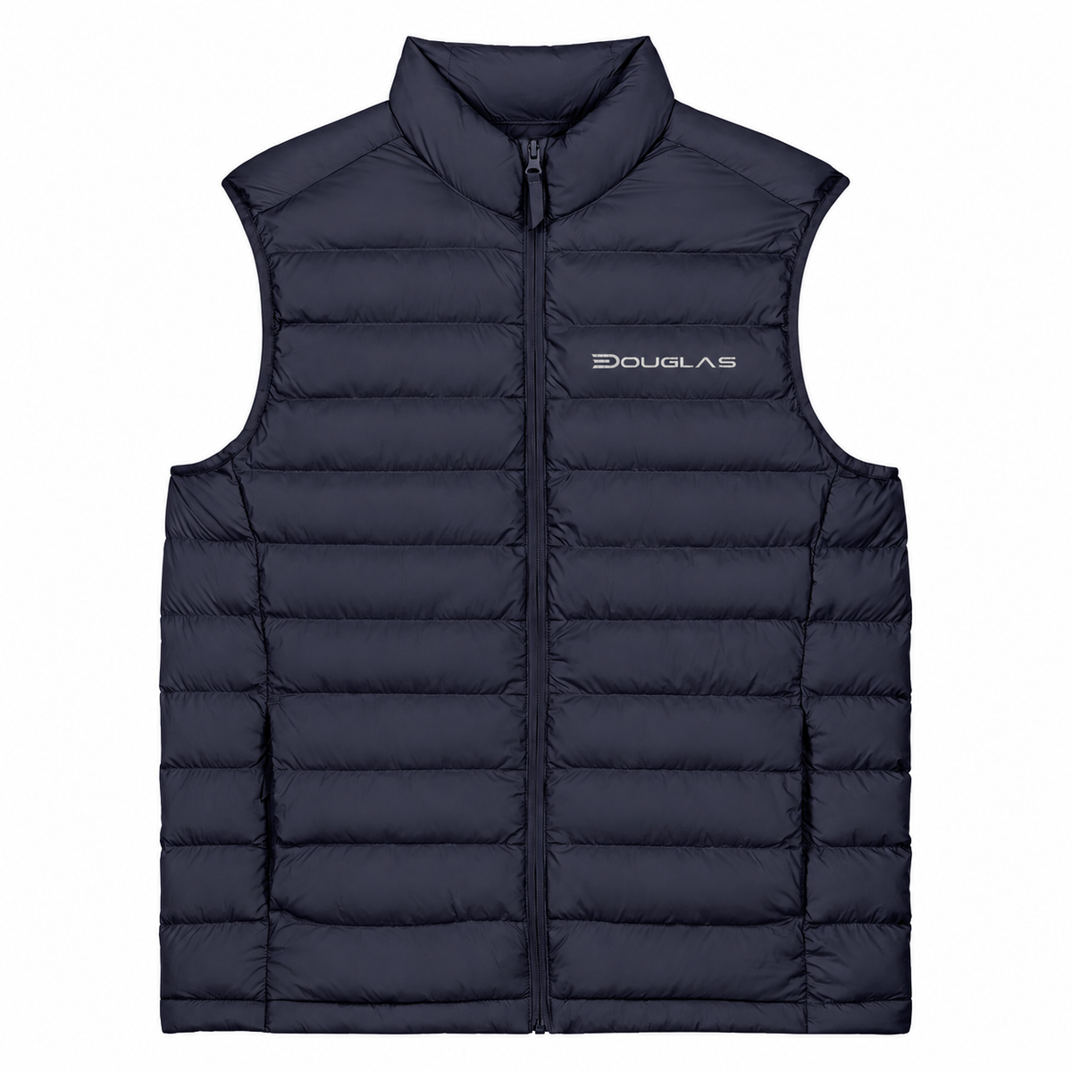 Douglas climber padded vest navy front
