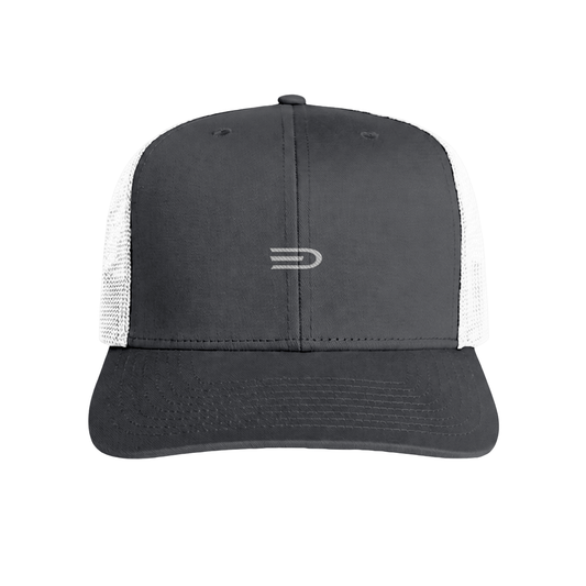 Douglas Contrast Trucker Cap – Front on white background