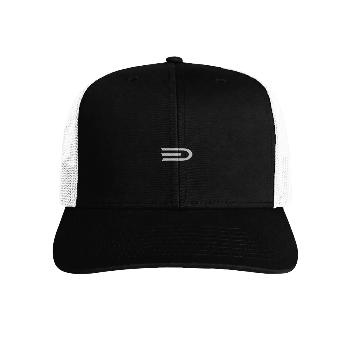 Douglas Contrast Trucker Cap – Front on white background