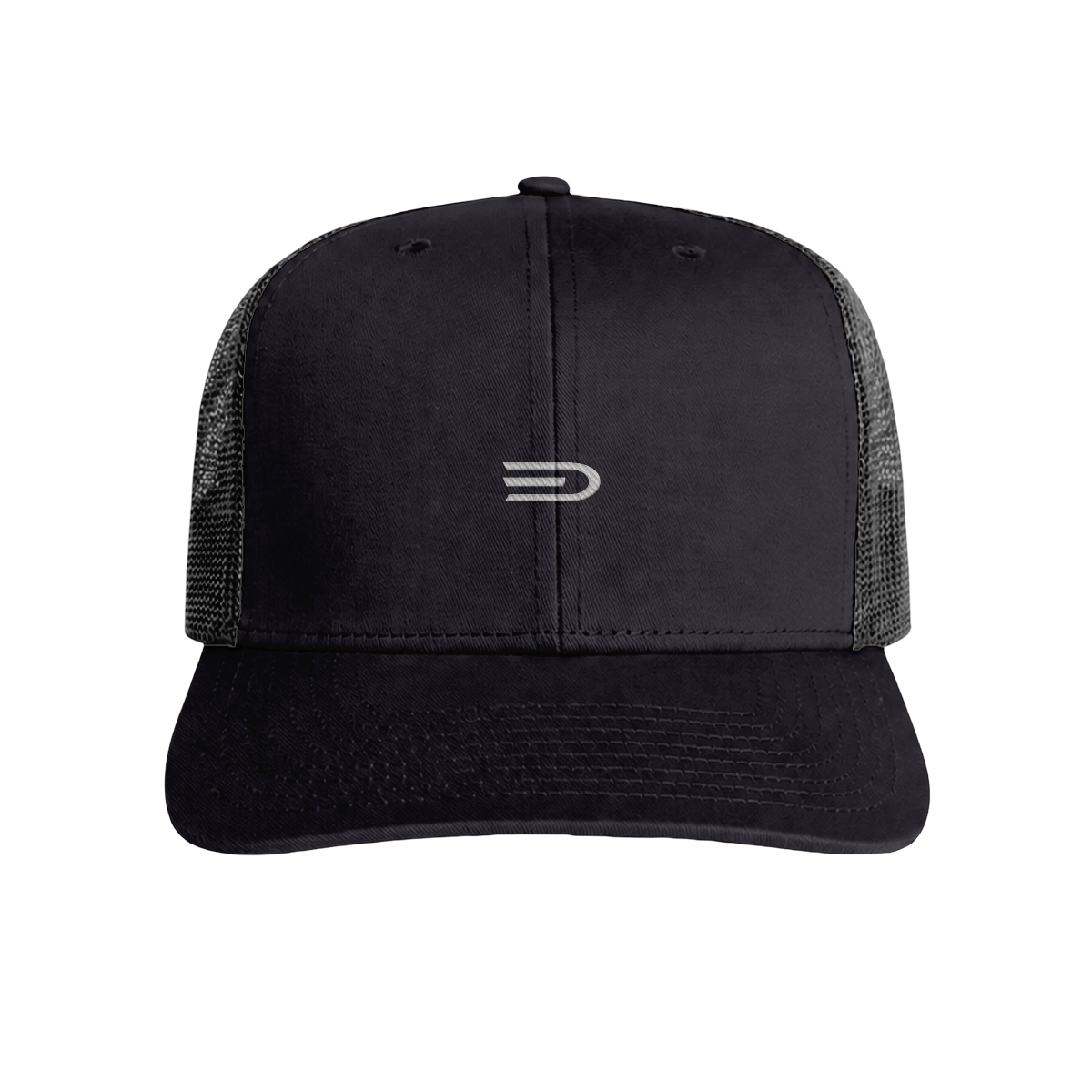 Douglas Contrast Trucker Cap – Front on white background