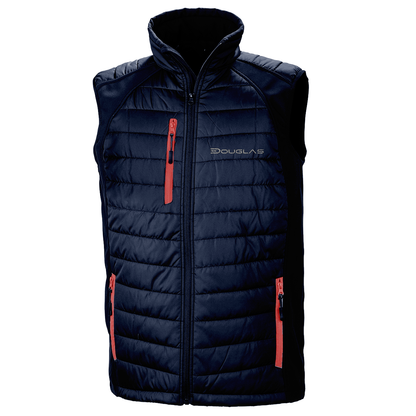 Douglas Padded Softshell Gilet – Left Chest on white background
