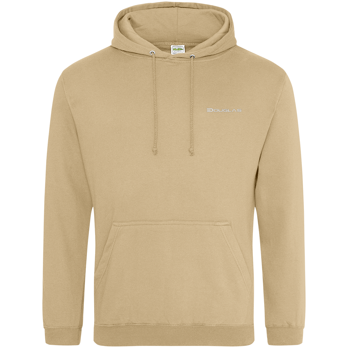 Douglas Men's College Hoodie – Front on white background