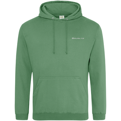 Douglas Men's College Hoodie – Front on white background