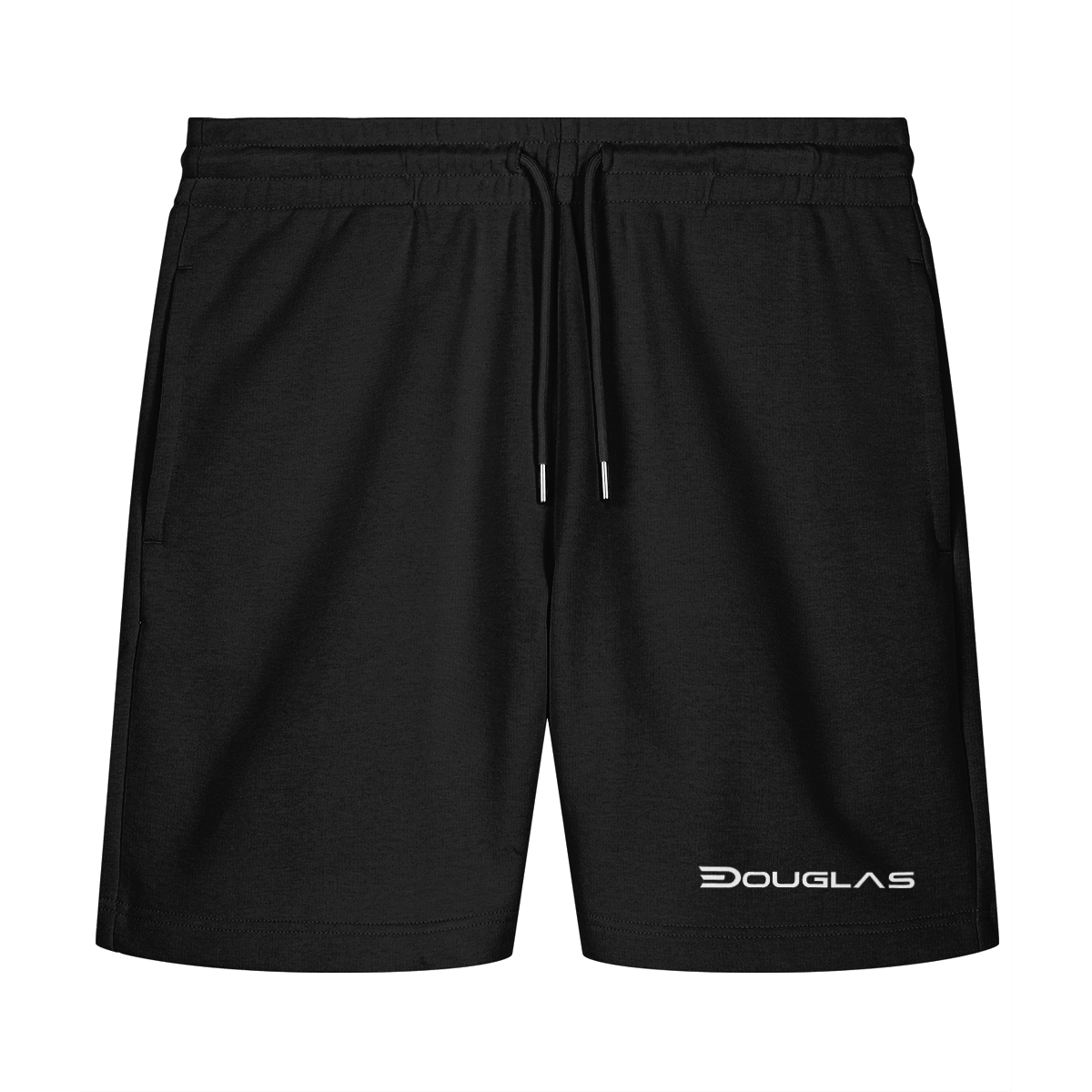Douglas Men's Organic Trainer Shorts – Front Left Leg on white background