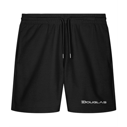 Douglas Men's Organic Trainer Shorts – Front Left Leg on white background