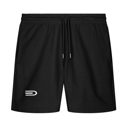 Douglas Men's Organic Trainer Shorts – Front Right Leg on white background