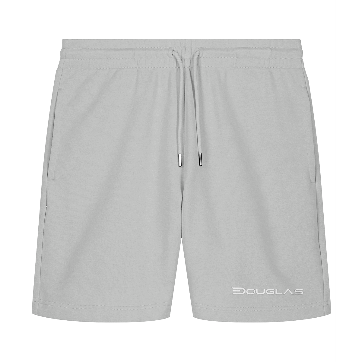 Douglas Men's Organic Trainer Shorts – Front Left Leg on white background