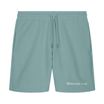 Douglas Men's Organic Trainer Shorts – Front Left Leg on white background