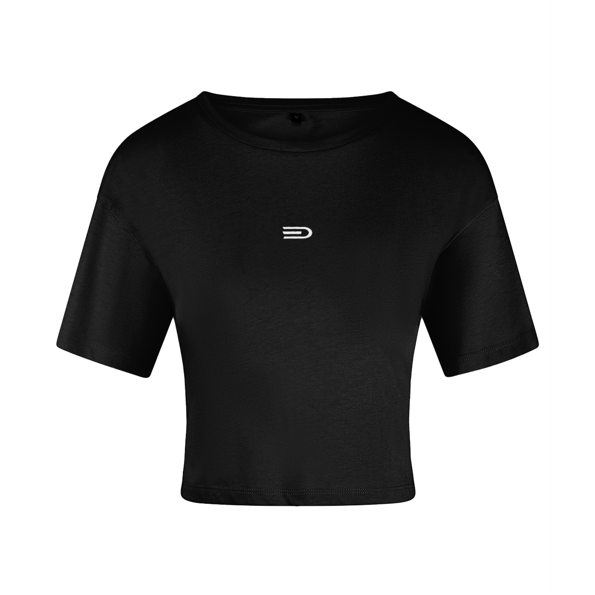 Douglas Women's Cropped T-Shirt – Front on white background