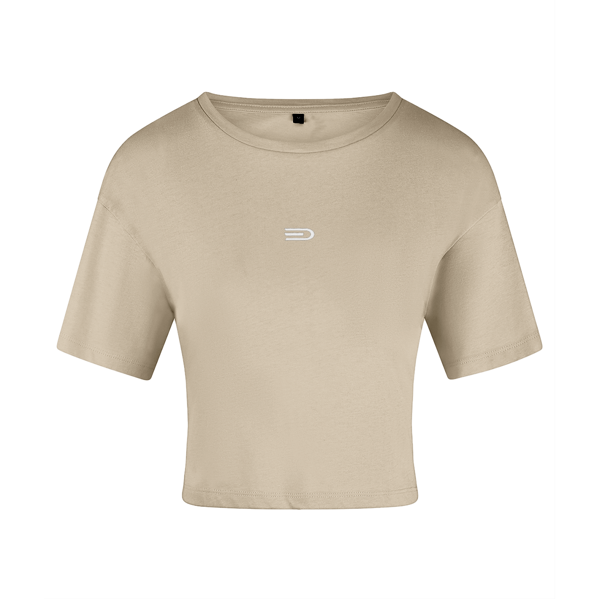 Douglas Women's Cropped T-Shirt – Front on white background