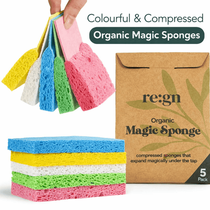 Re:gn Magic Compressed Plant-Based Sponges (5-Pack)