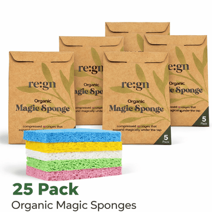 Re:gn Magic Compressed Plant-Based Sponges (5-Pack)